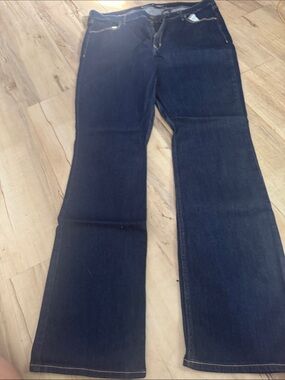Old Navy Dark Blue Wide Leg Flare Jeans
